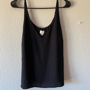 Black spaghetti strap blouse